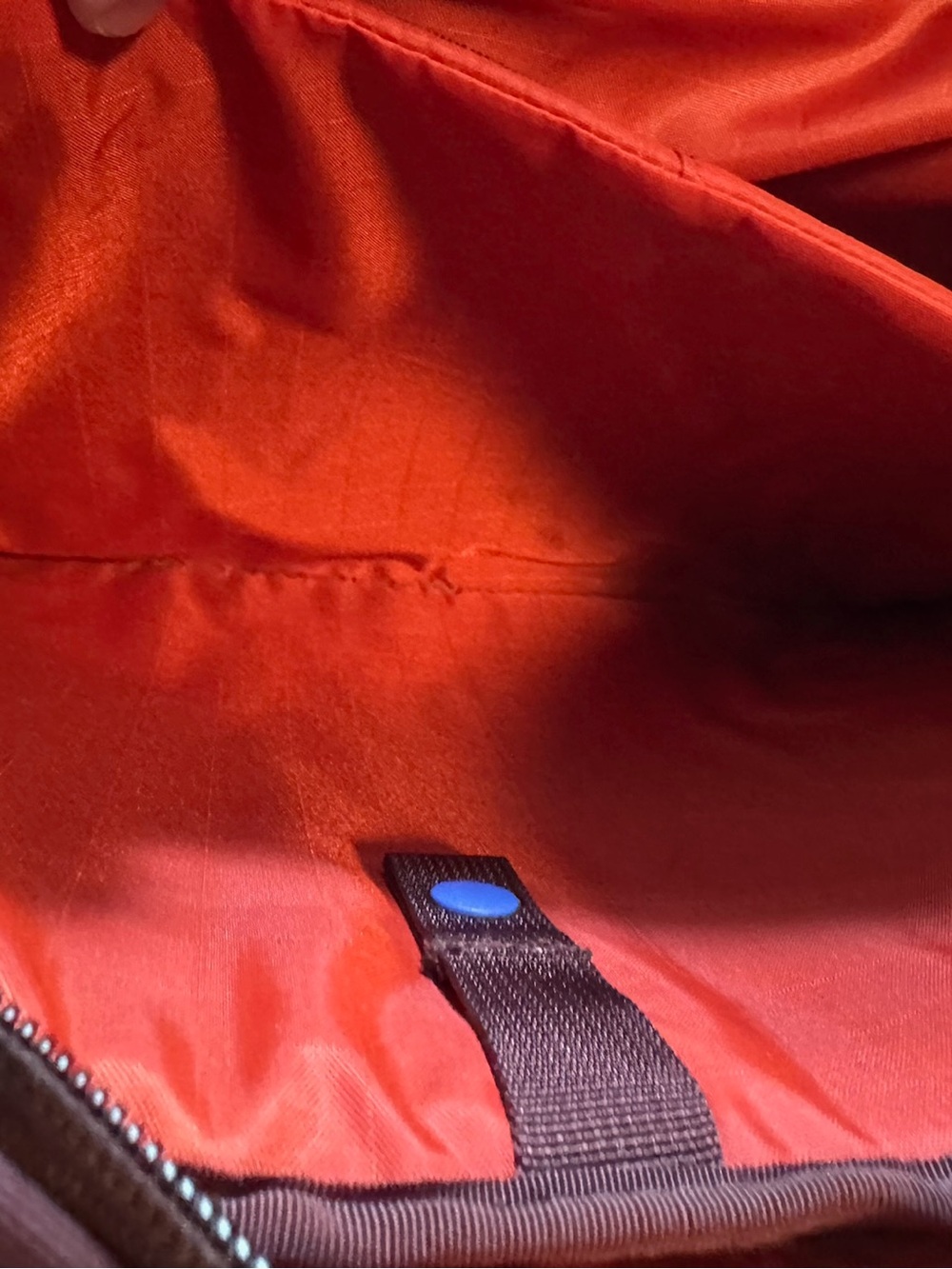 cotopaxi Maroon Messenger Bag with Orange Interior - Picture 5 of 6